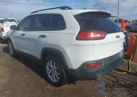 2015 Jeep Cherokee Sport z USA, uszkodzony, nr VIN 1C4PJLAB7FW737991